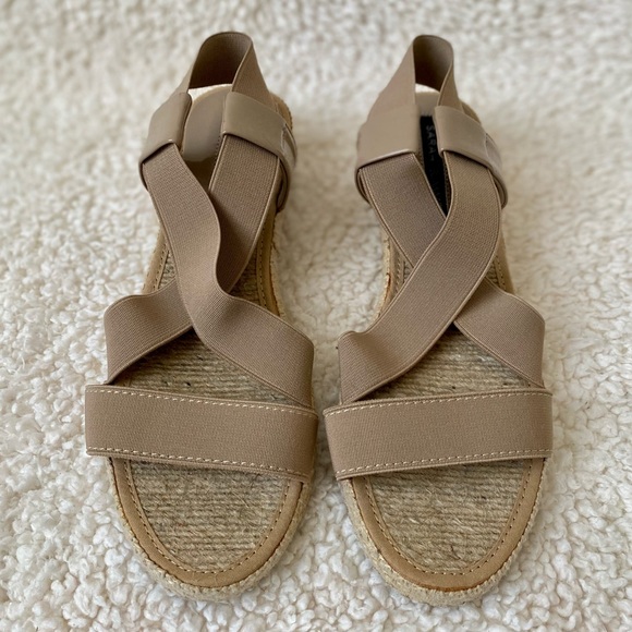 Sarah Summer Cloth Elastic Sandals - Picture 4 of 16